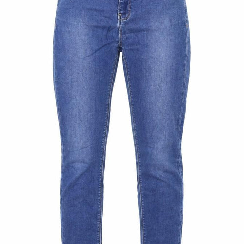 Waredenim Womens Blue Cotton Skinny Jeans Size 12 Regular Zip