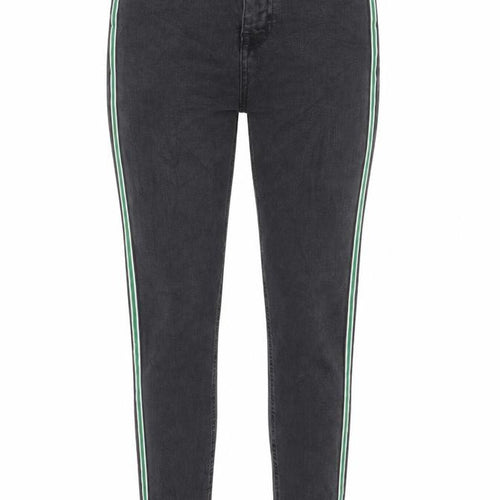 Marks and Spencer Womens Grey Cotton Skinny Jeans Size 8 Regular Zip