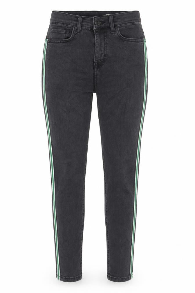 Marks and Spencer Womens Grey Cotton Skinny Jeans Size 8 Regular Zip