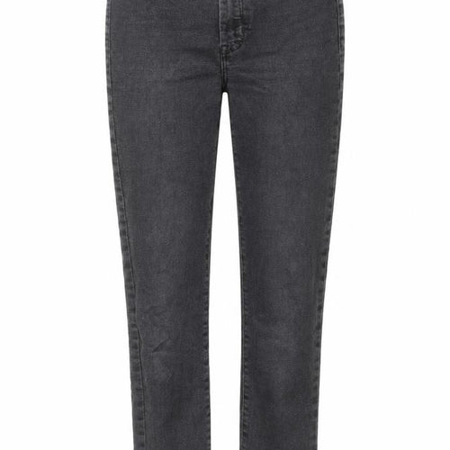 Divided by H&M Womens Black Cotton Straight Jeans Size 8 Regular Zip