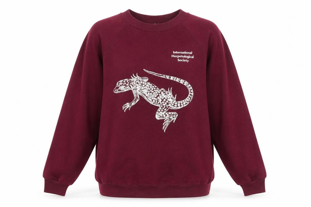 Front view of Sweat Trends women’s red cotton pullover sweatshirt, size XL, pullover