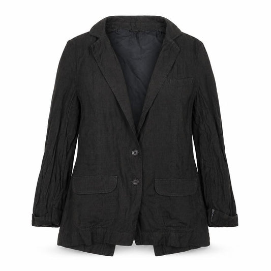 Front view of Topshop women’s brown jacket blazer, size UK 10, button
