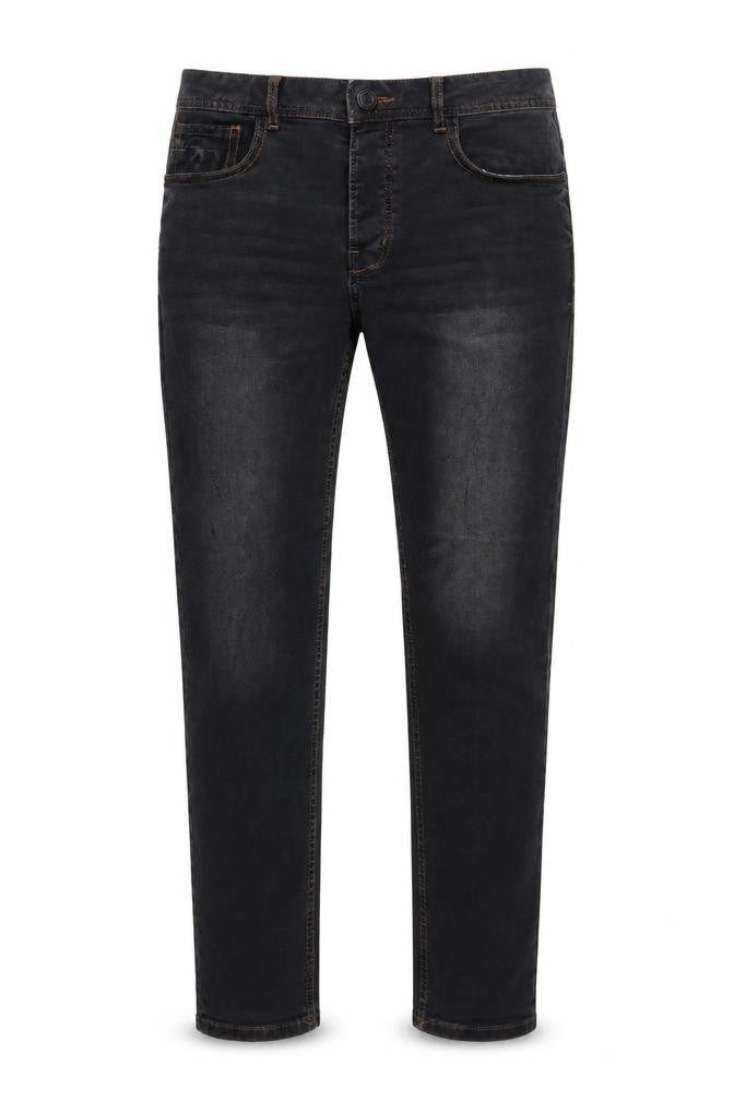 Denim & Co. Mens Black Cotton Skinny Jeans Size 32 in Regular Button
