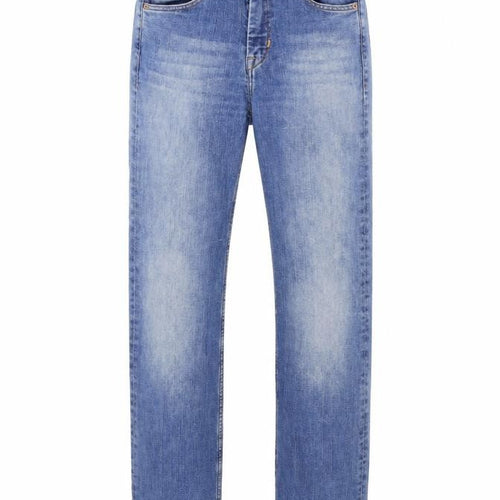 H&M Mens Blue Cotton Skinny Jeans Size 26 in Regular Zip