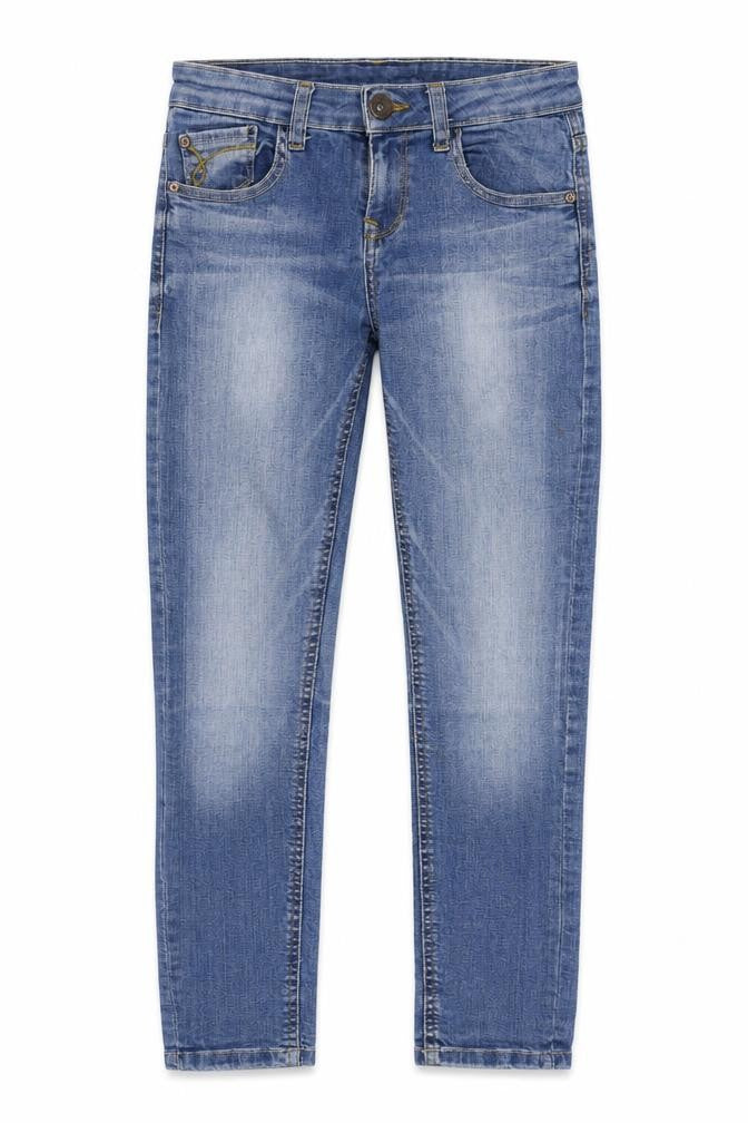 Yez Yez Womens Blue Cotton Skinny Jeans Size 8 Regular Zip