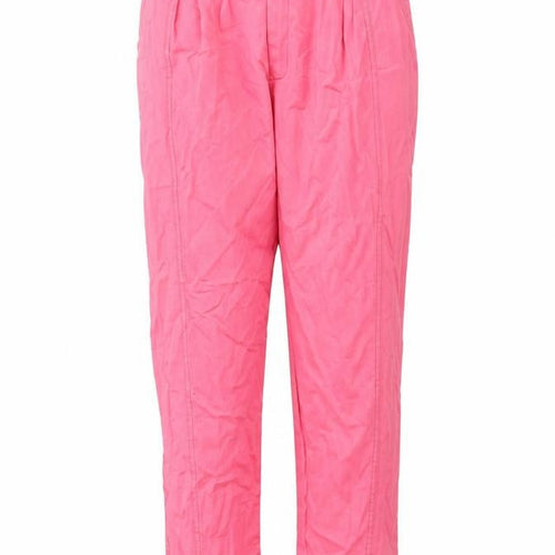 Tuckers Womens Pink Cotton Trousers Size 26 in Regular Zip