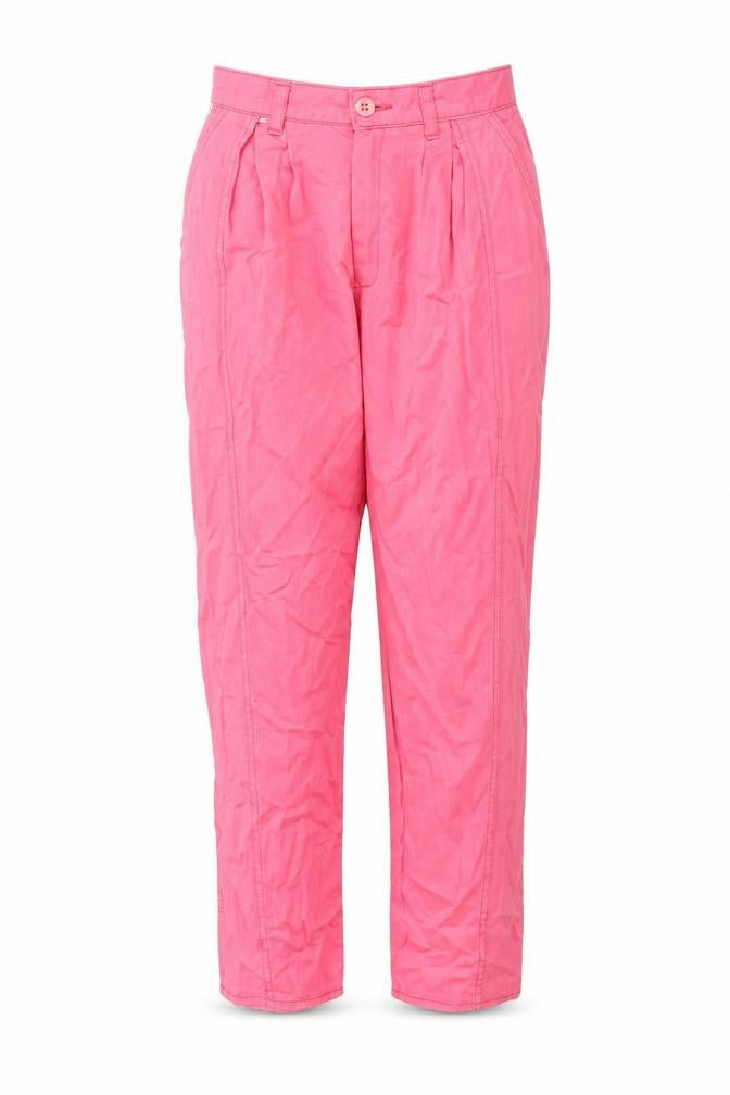 Tuckers Womens Pink Cotton Trousers Size 26 in Regular Zip