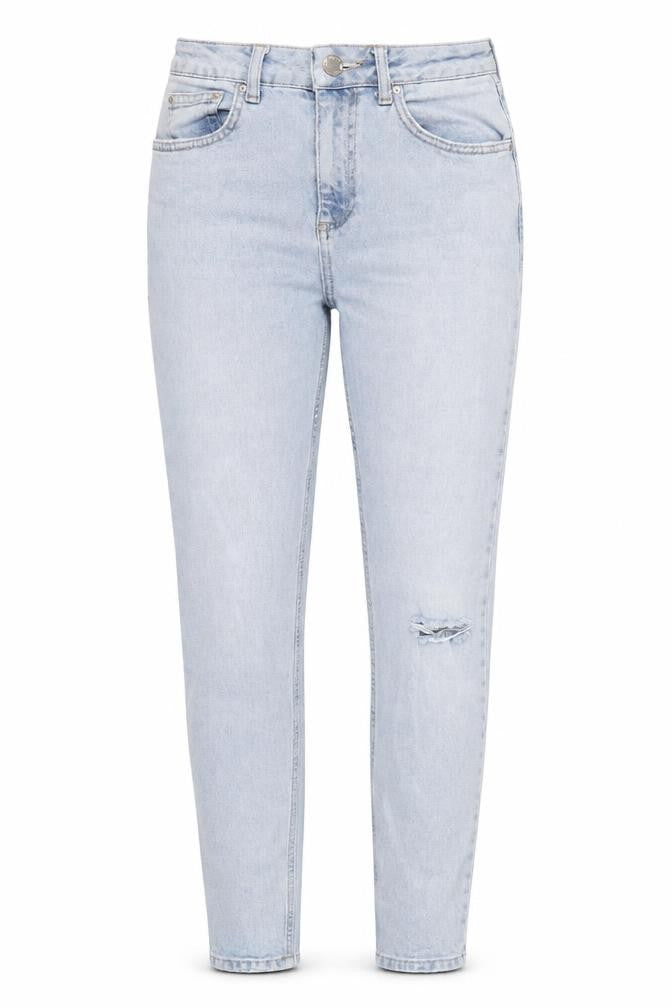 Miss Selfridge Womens Blue Cotton Skinny Jeans Size 6 Regular Zip