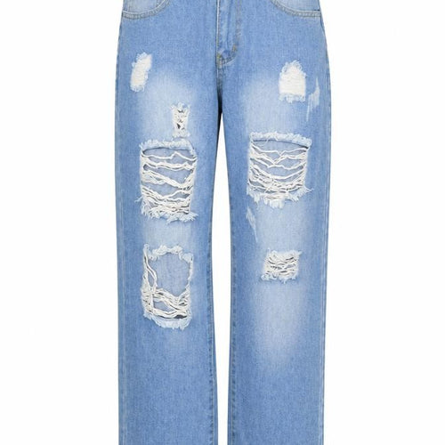 SheIn Womens Blue Cotton Straight Jeans Size XS L27 in Regular Button