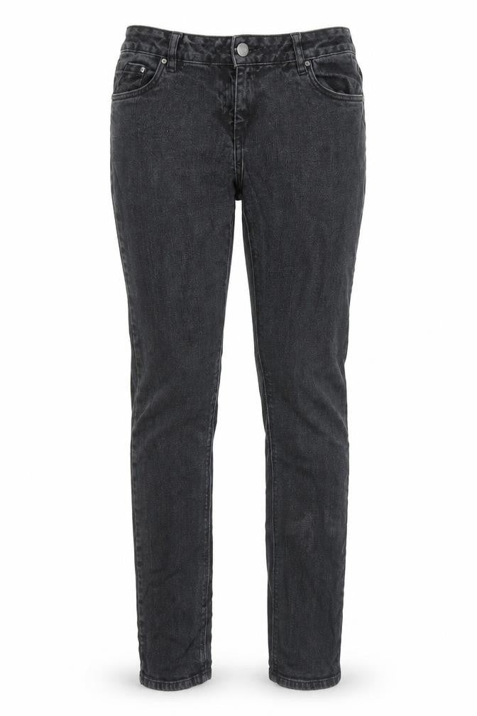 George Womens Black Cotton Skinny Jeans Size 12 Regular Zip