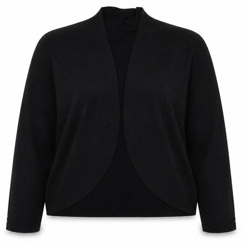 M&Co Womens Black V-Neck Viscose Cardigan Jumper Size 18