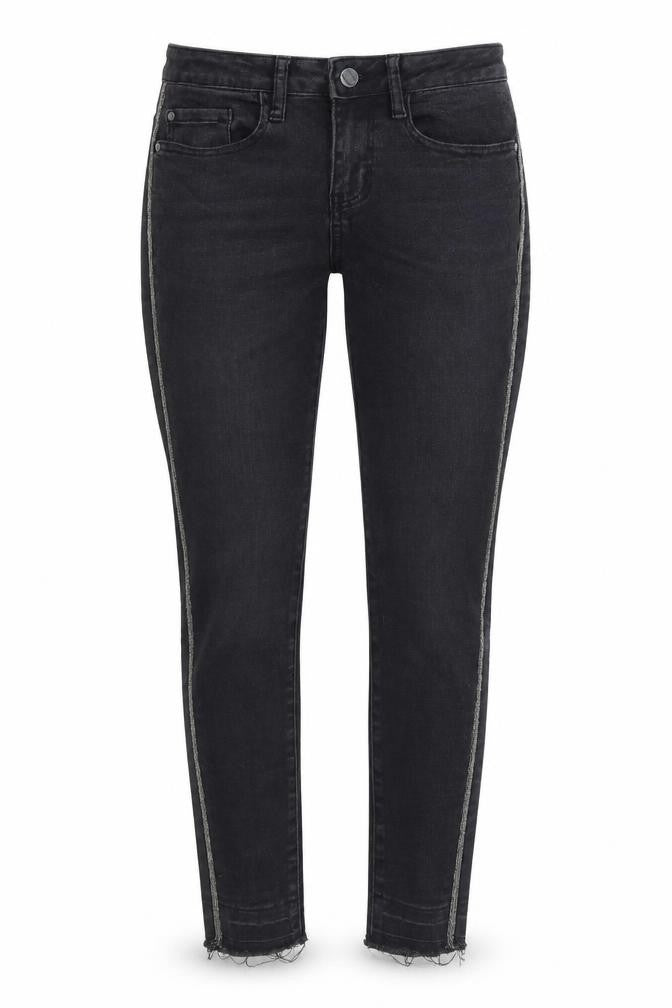 Nine Womens Black Cotton Skinny Jeans Size 6 Regular Zip