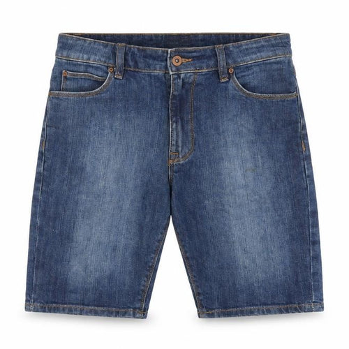 ASOS Mens Blue Cotton Biker Shorts Size 30 in L10 in Regular Button