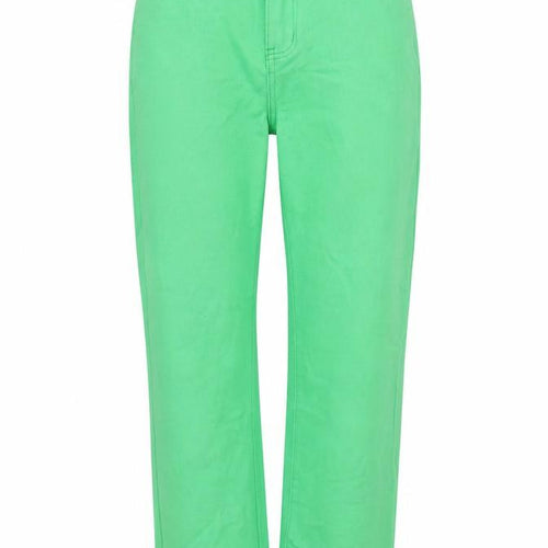 SheIn Womens Green Cotton Straight Jeans Size S L28 in Regular Button