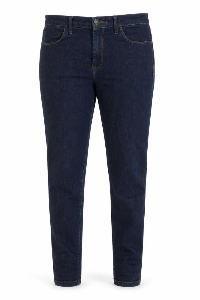 Marks and Spencer Womens Blue Cotton Skinny Jeans Size 10 Regular Zip