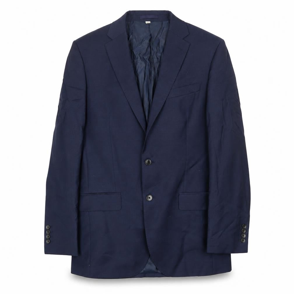 Autograph Mens Blue Wool Jacket Blazer Size 40 Regular
