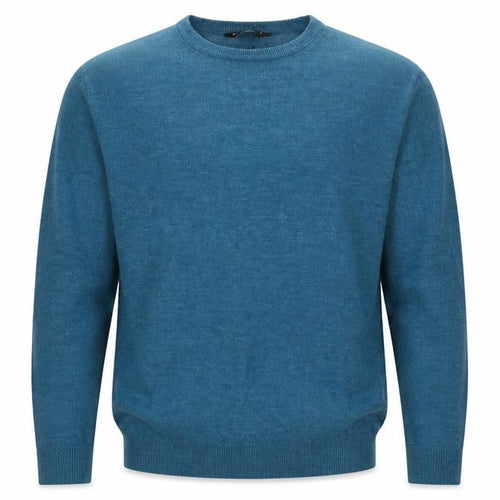 Cedar Wood State Mens Blue Round Neck Acrylic Pullover Jumper Size S Long Sleeve