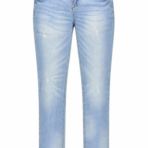 alcott Womens Blue Cotton Straight Jeans Size 30 in Slim Zip