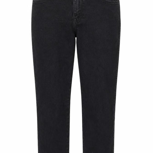 &Denim Womens Black Cotton Tapered Jeans Size 30 in Regular Zip