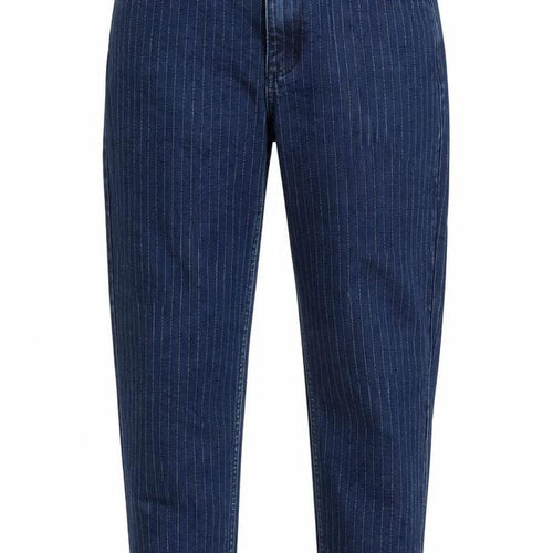 Topshop Womens Blue Cotton Tapered Jeans Size 28 in Regular Zip