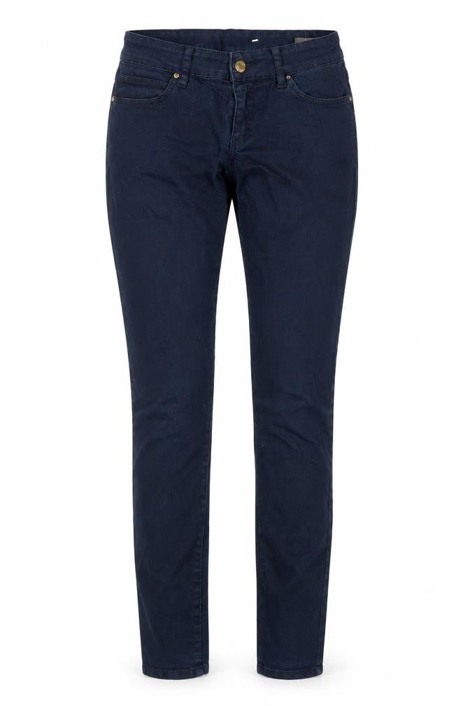 Mango Womens Blue Cotton Skinny Jeans Size 8 L29 in Regular Zip