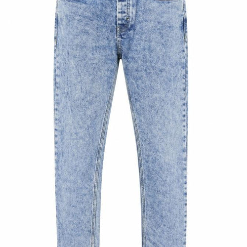 Topman Mens Blue Cotton Skinny Jeans Size 30 in L28 in Regular Button - Vintage Wash