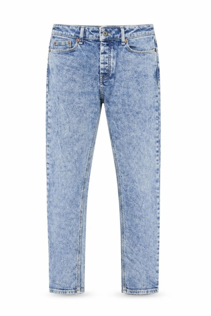 Topman Mens Blue Cotton Skinny Jeans Size 30 in L28 in Regular Button - Vintage Wash