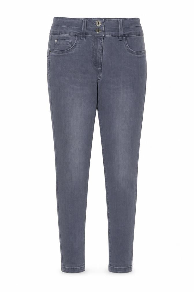 NEXT Womens Blue Cotton Skinny Jeans Size 10 L26 in Slim Button