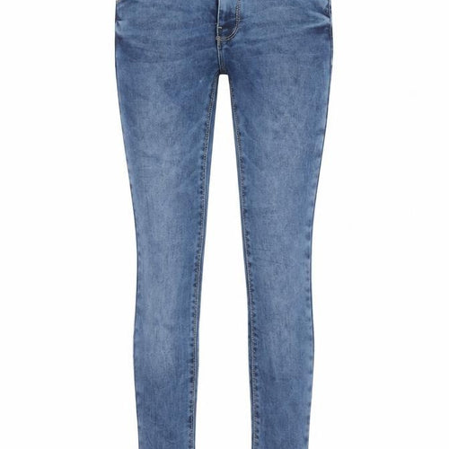 Cost:bart Womens Blue Cotton Skinny Jeans Size 24 in Regular Zip