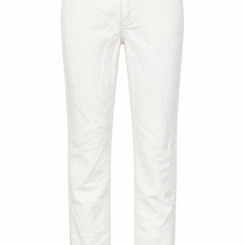 Preworn Womens White Cotton Skinny Jeans Size 8 Regular Zip
