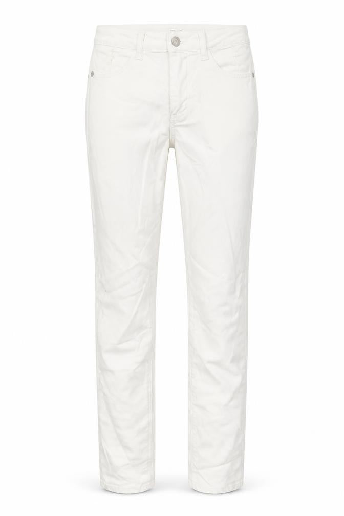 Preworn Womens White Cotton Skinny Jeans Size 8 Regular Zip