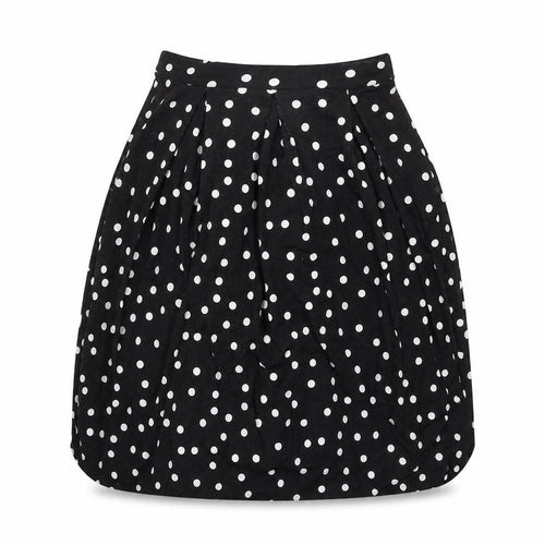 ASOS Womens Black Polka Dot Cotton Tulip Skirt Size 8