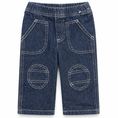 Cherokee Baby Blue Cotton Jogger Jeans Size 6-9 Months L50 cm Pullover