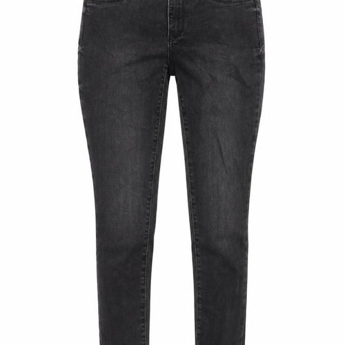 Gap Womens Black Cotton Skinny Jeans Size 28 Regular Zip - Distressed Hems
