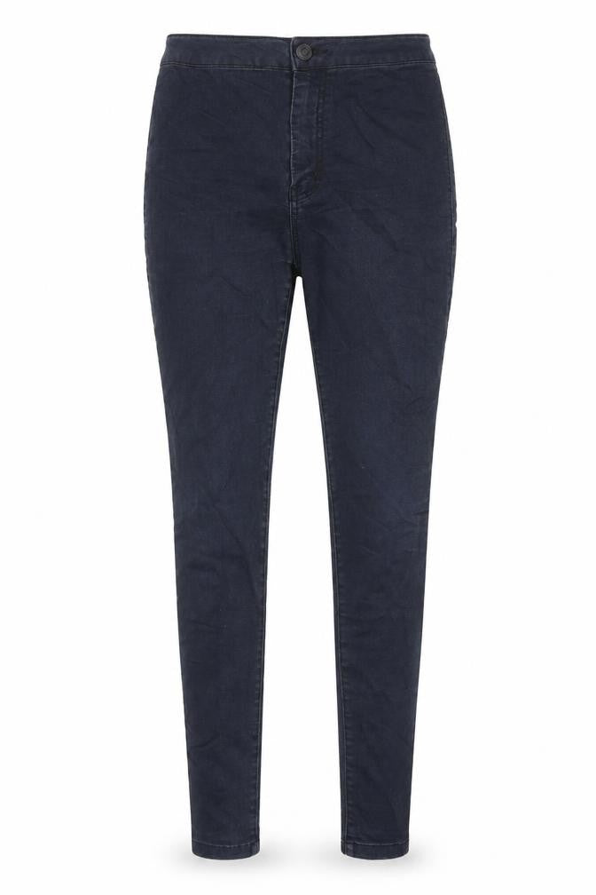 Topshop Womens Blue Cotton Skinny Jeans Size 25 in L30 in Regular Zip