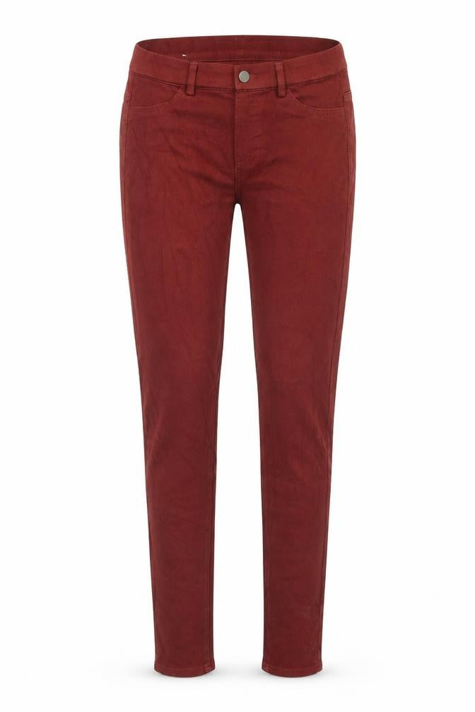 Uniqlo Womens Brown Cotton Skinny Jeans Size 28 in Regular Button