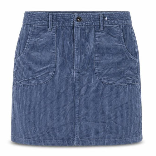 TU Womens Blue Cotton Straight & Pencil Skirt Size 10 Button