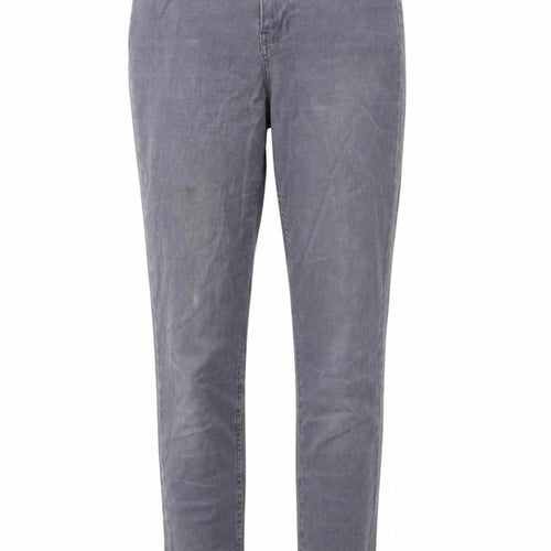 New Look Womens Grey Cotton Skinny Jeans Size 8 L28 in Regular Button