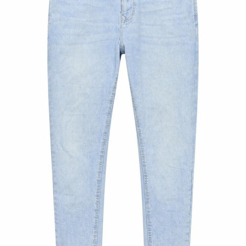 Bershka Mens Blue Cotton Skinny Jeans Size L L29 in Regular Button