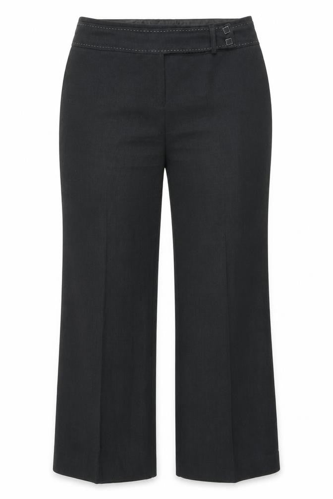 Marks and Spencer Womens Grey Polyester Dress Pants Trousers Size 16 Regular Zip