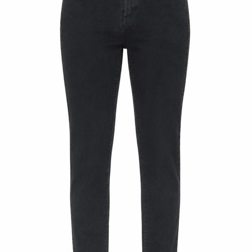 Uniqlo Womens Black Cotton Skinny Jeans Size 28 in Slim Zip