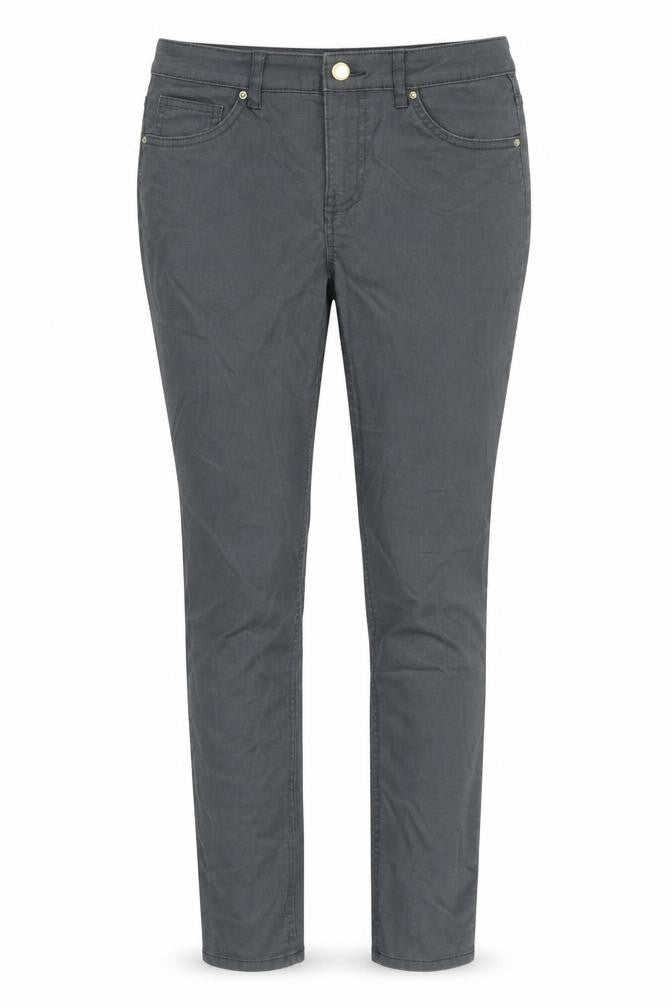 H&M Womens Grey Cotton Skinny Jeans Size 8 Regular Zip