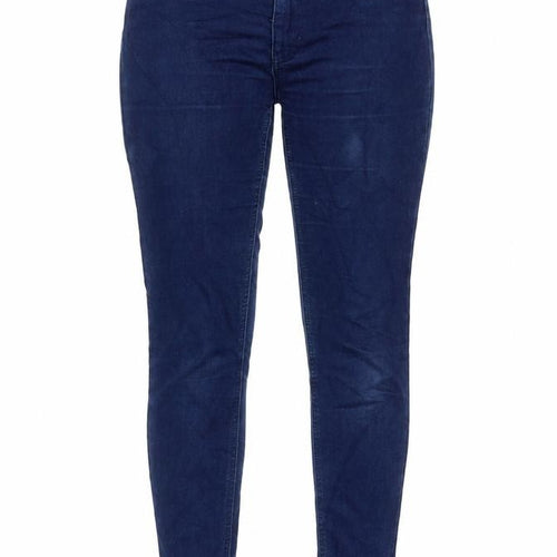 Pull&Bear Womens Blue Cotton Skinny Jeans Size 10 Slim Zip