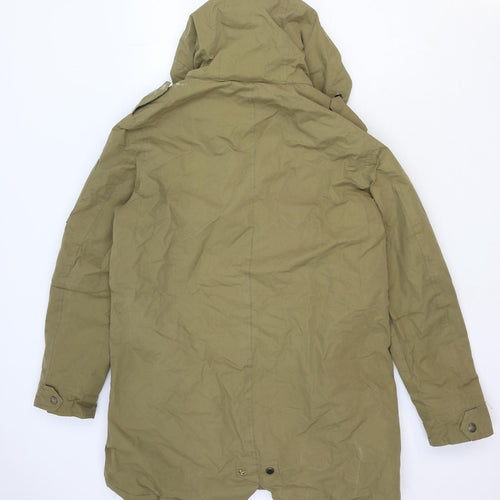 Brave Soul Womens Brown Jacket Size M Zip - Hooded