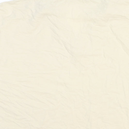 ASOS Womens Ivory Cotton Basic Blouse Size M Collared