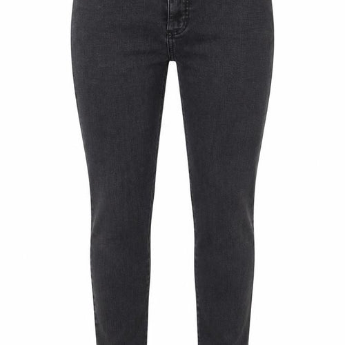 New Look Womens Grey Cotton Skinny Jeans Size 10 Regular Zip