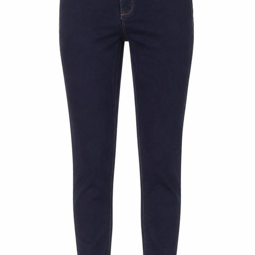 Denim & Co. Womens Blue Cotton Skinny Jeans Size 10 Regular Zip