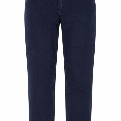 Marks and Spencer Womens Blue Cotton Straight Jeans Size 10 Regular Zip