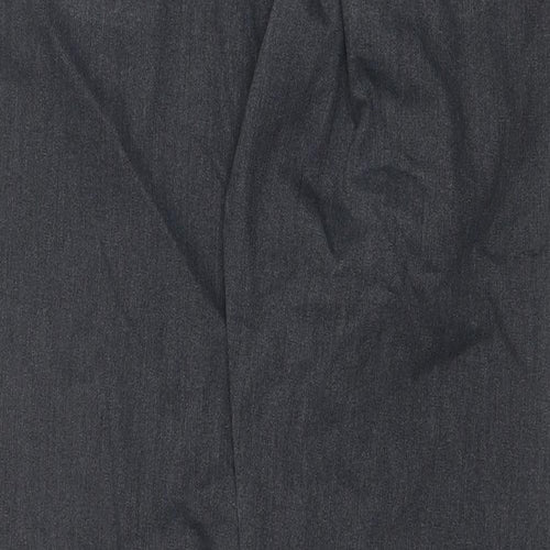 Henri Lloyd Mens Grey Cotton Straight Jeans Size 32 in Regular Zip