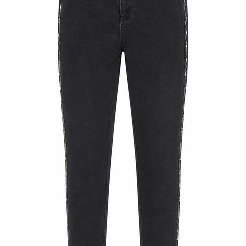 Zara Womens Black Cotton Skinny Jeans Size 8 Regular Zip